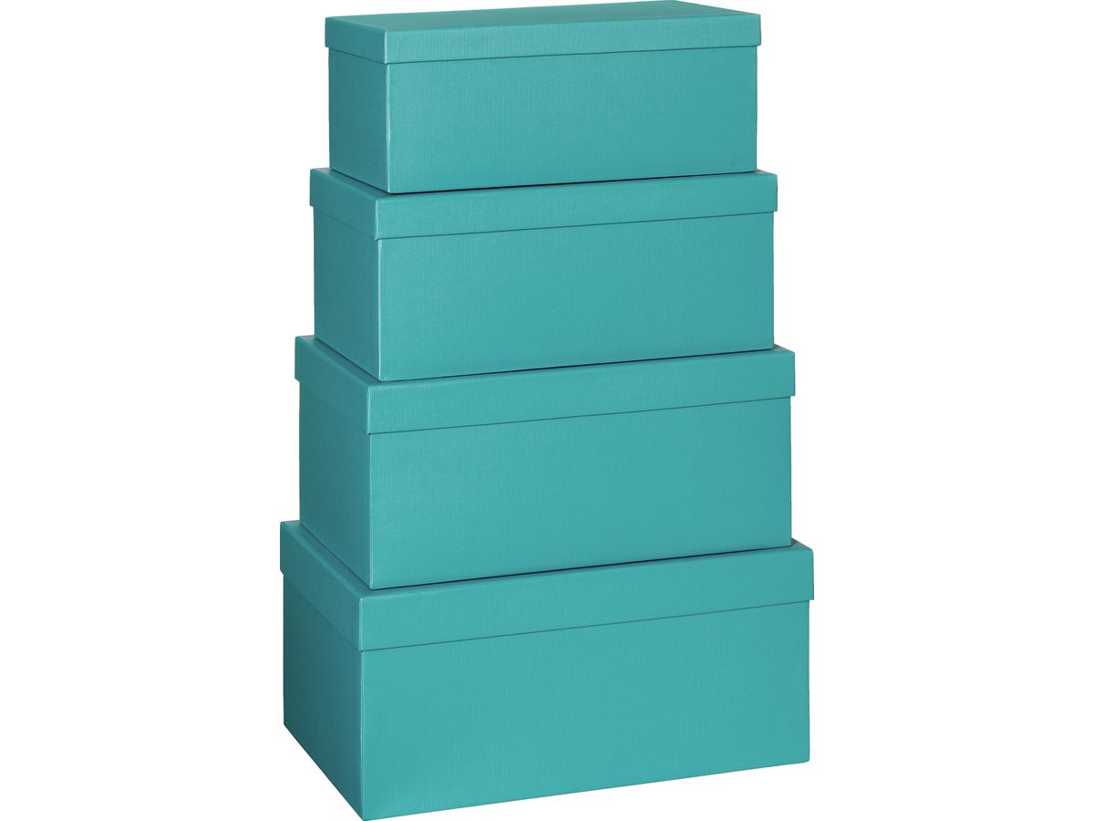 STEWO Geschenkbox One Colour 2552644949 türkis 4 Stück (7613074063623)