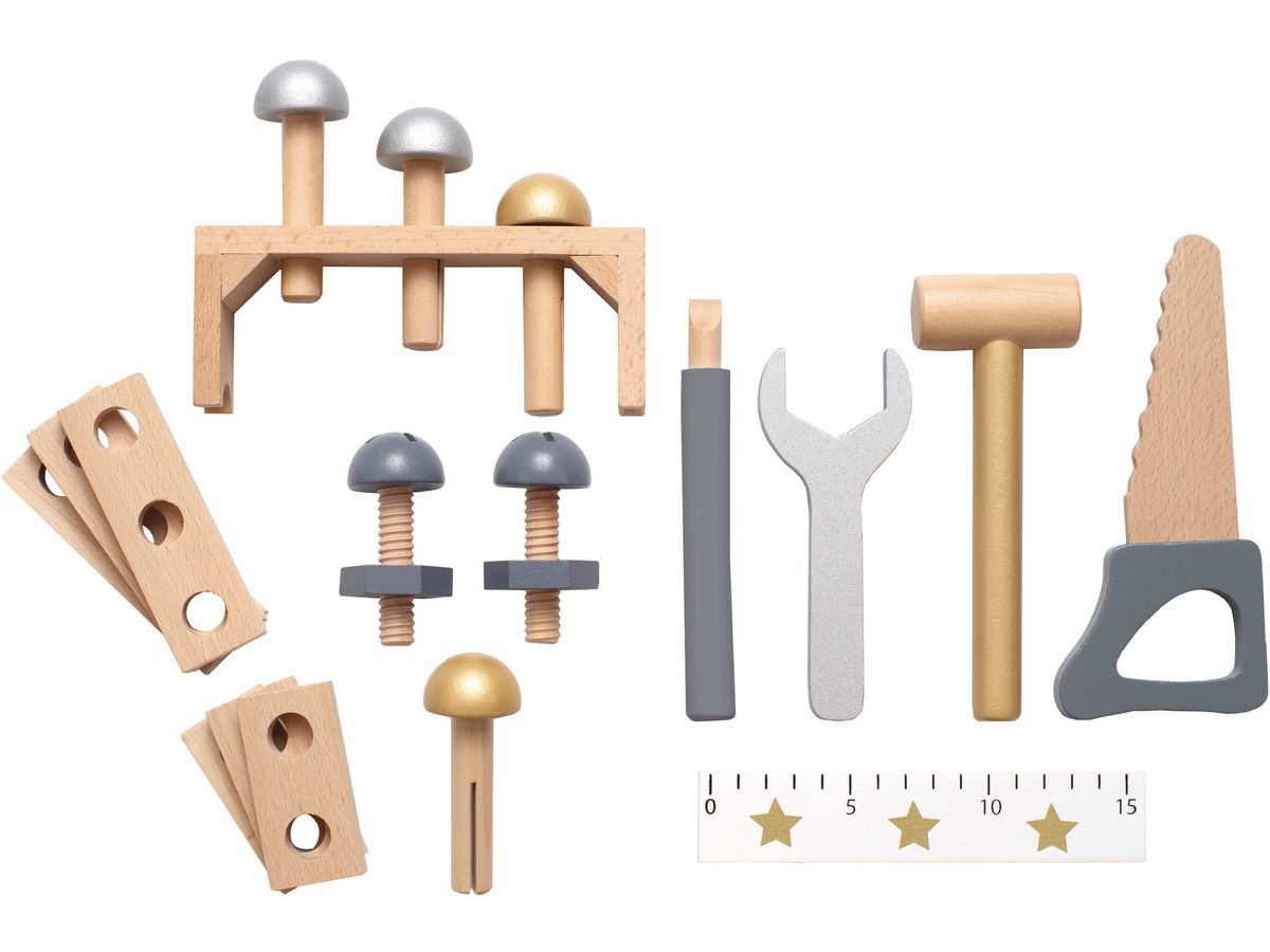 JABADABADO Cassetta attrezzo argento W7194 23x12x16 cm (7332599071943)