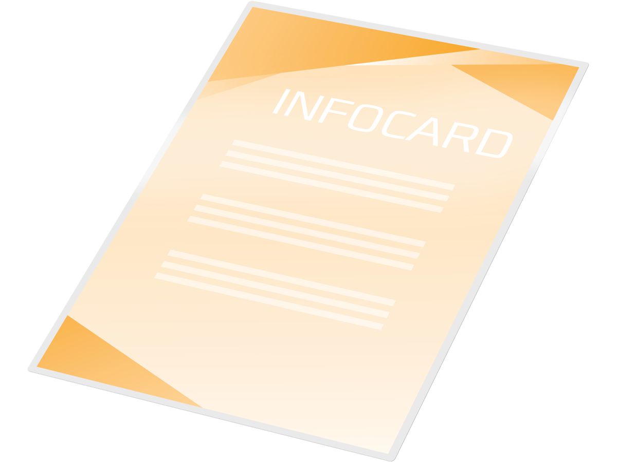 GBC Pelicole per laminazione A7 IB581076 lucido, 125my 100 pezzi (0013465581076)