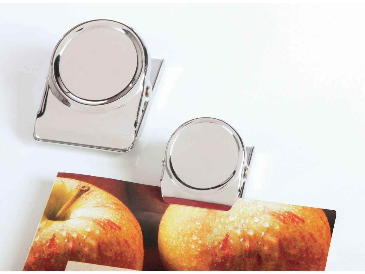 MAGNETOPLAN Calamita Clip argento 16669 grande, 52mm (4013695028422)