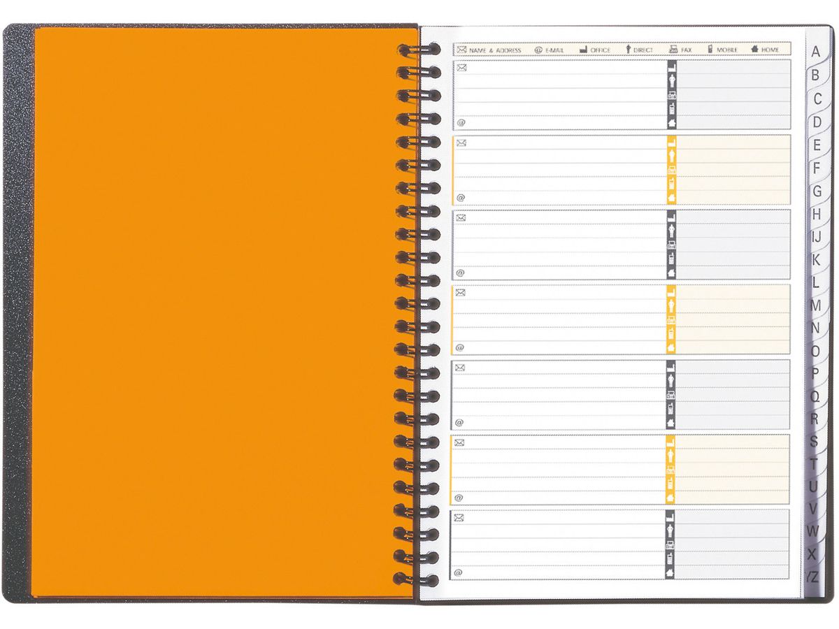 OXFORD Carnet d'adresses int. A5 100103165 Sujets,gris,ligné 80g 72 flls. (3020120018102)