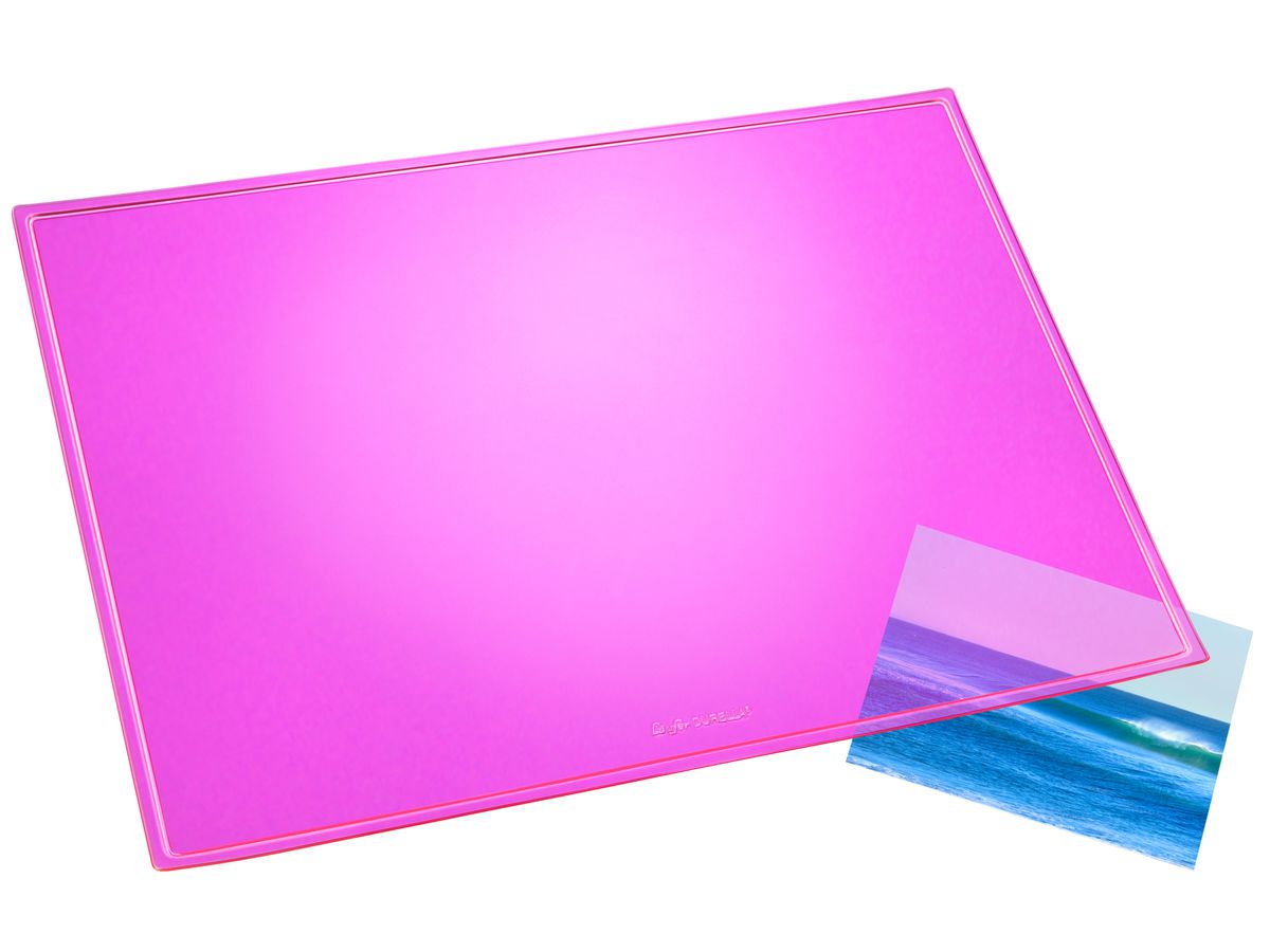 LÄUFER Sous-main Durella 32625 pink-transp. 53x40cm (4006677326258)