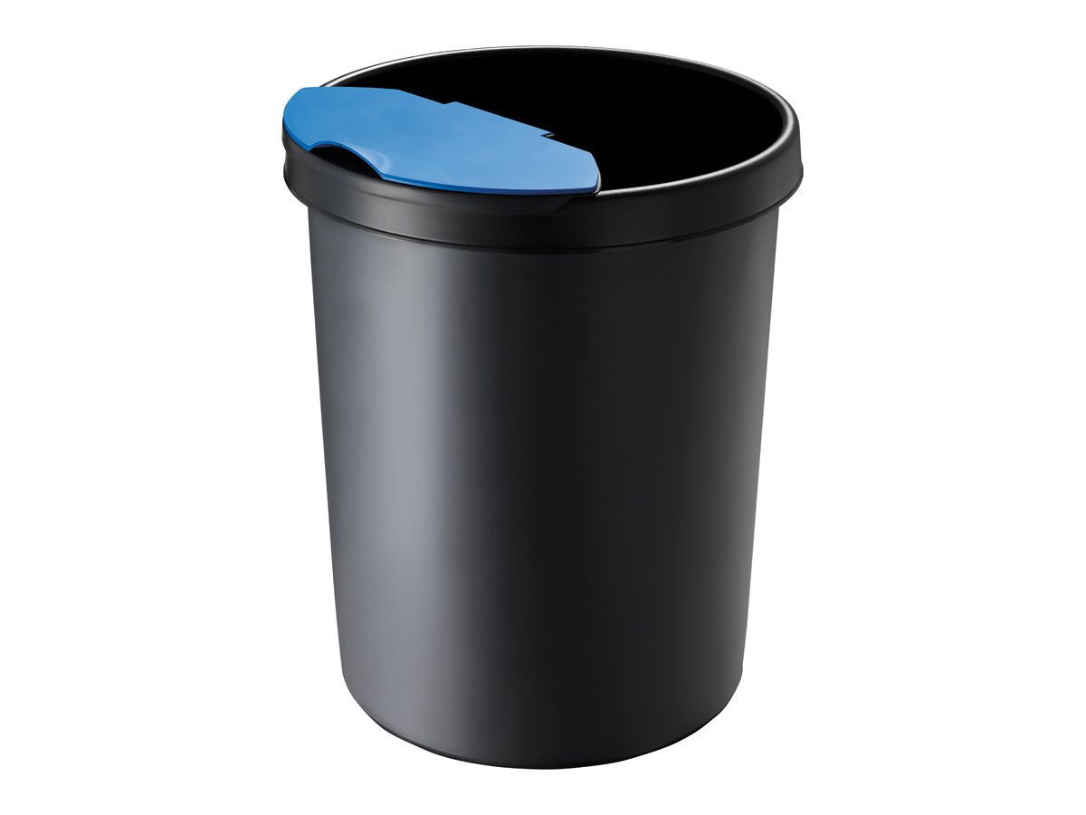 HELIT Papierkorb H6106295 schwarz 45lt (4012086051292)