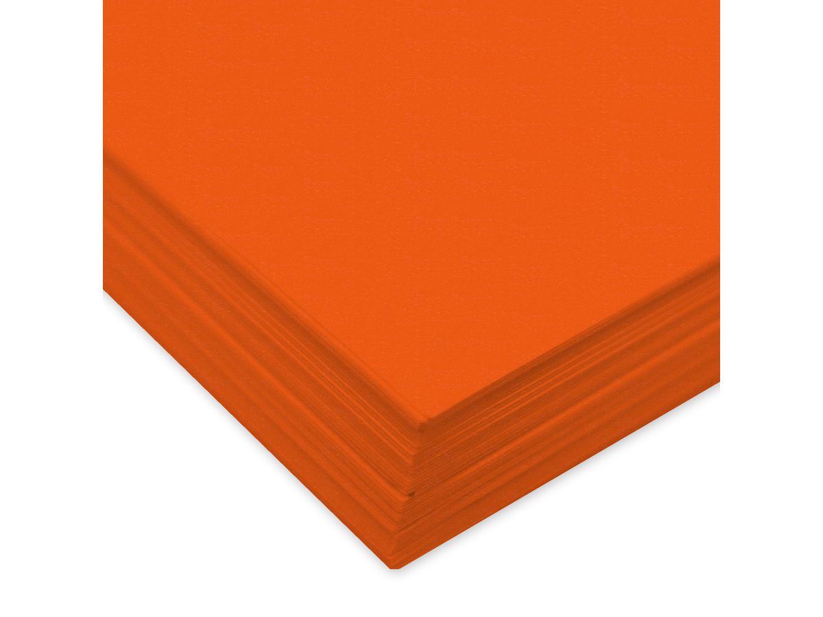 URSUS Papier à dessin couleur A3 2174041 130g, orange 100 feuilles (7612532005694)