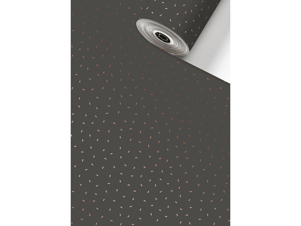 STEWO Papier cadeau Care 2522600867 gris foncé 0.5x100 m (7630050858929)