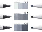 COPIC Marker Classic Designer 200750314 Steel structure tints 3 pièces (4013695268811)