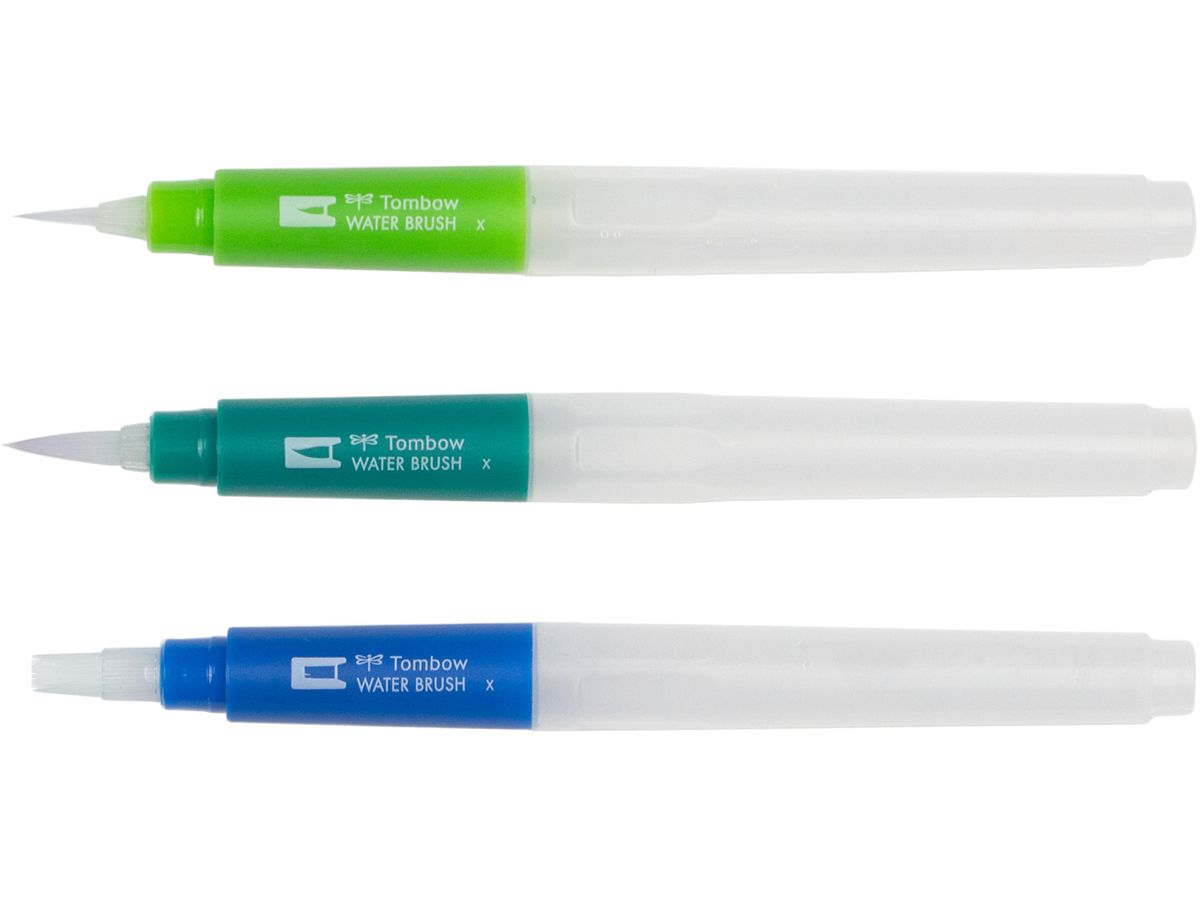 TOMBOW Wassertankpinsel WB-3P Set, 3 Stück (4003198160040)