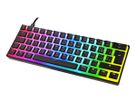 DELTACO TKL Gaming Keyboard v2 RGB GAM-075V2-CH Hot-Swap,CH-Layout,Black (7333048063632)