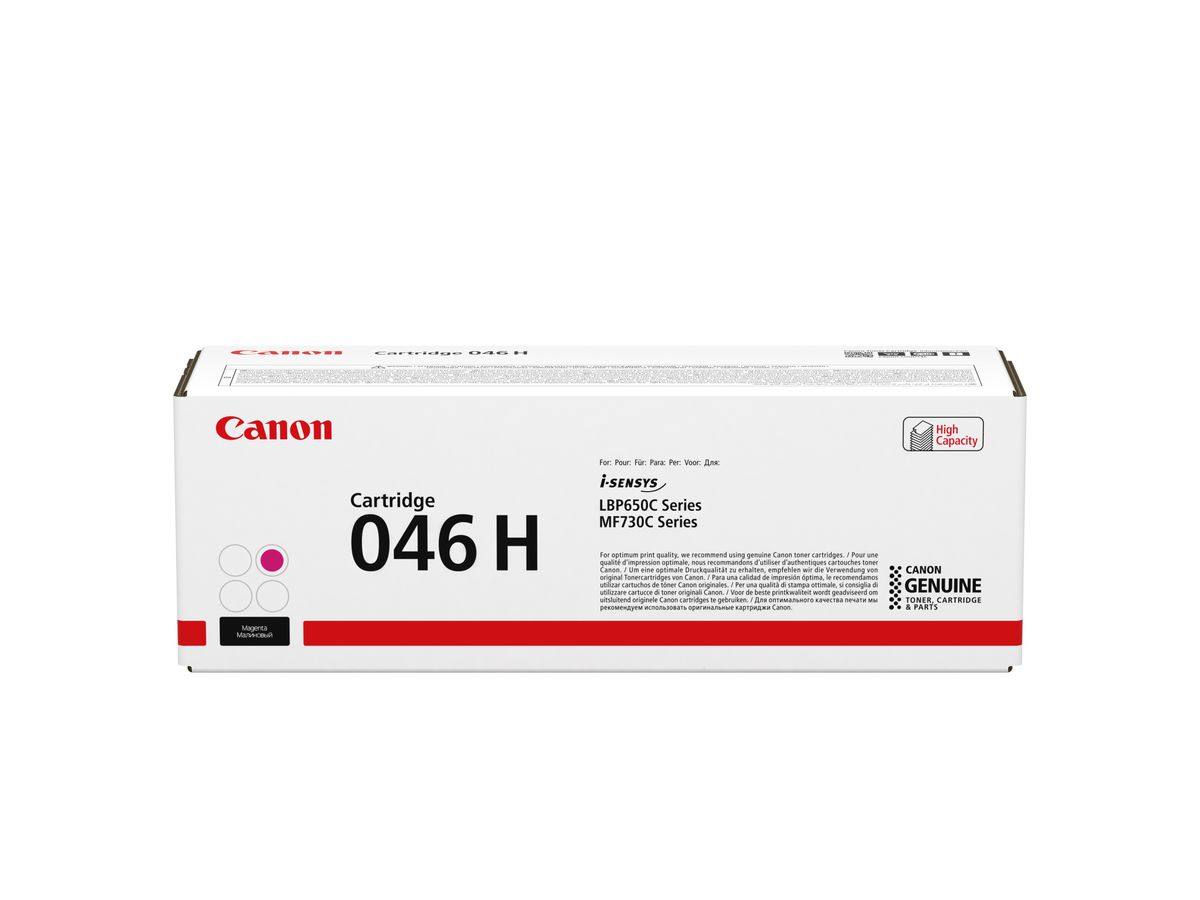 CANON Modulo di toner 046 H magenta 1252C002 LBP653Cdw/654Cx 5000 pagine (4549292073973)