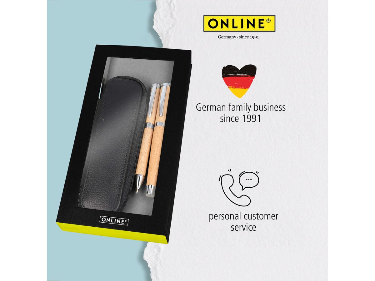 ONLINE Füllhalterset 31176 Nature Style Beechwod (4014421311764)