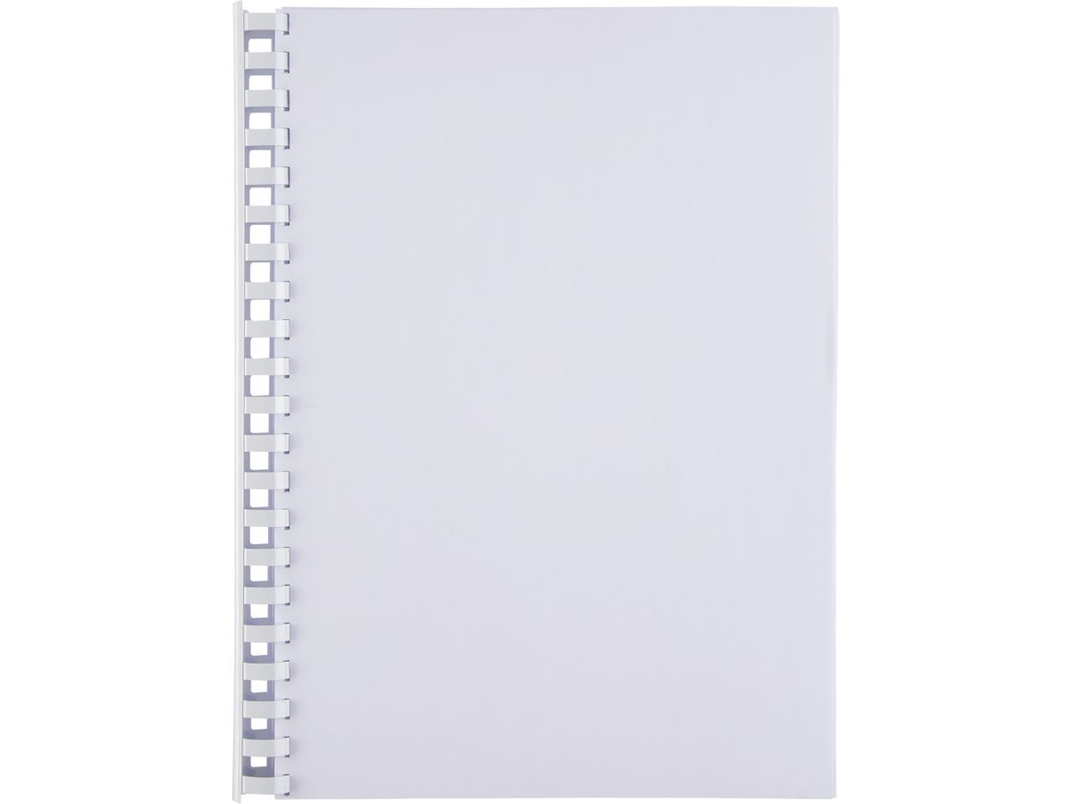 GBC Dorsini rilegafogli 22mm A4 4028612 bianco, 21 anelli 100 pezzi (0033816048225)
