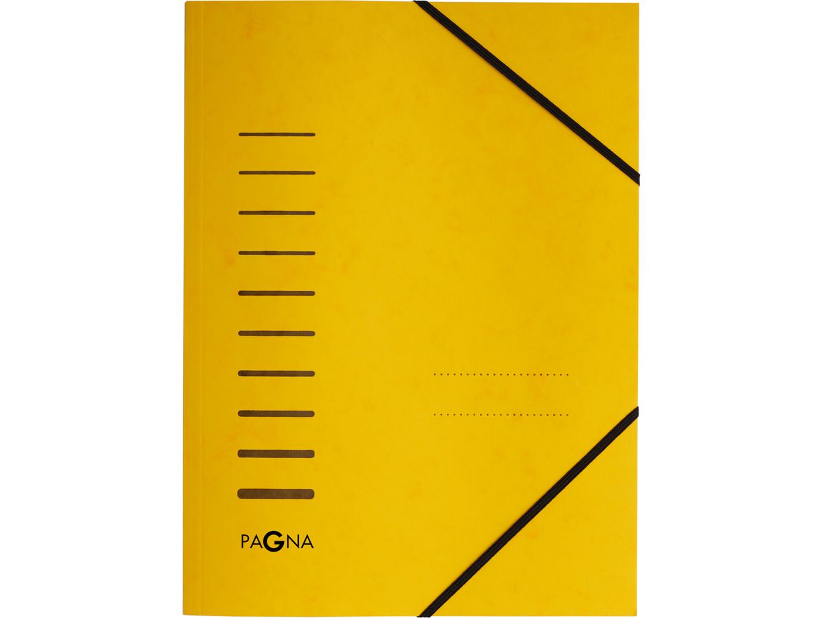 PAGNA Gummibandmappe A4 24001-05 gelb (4013951002111)