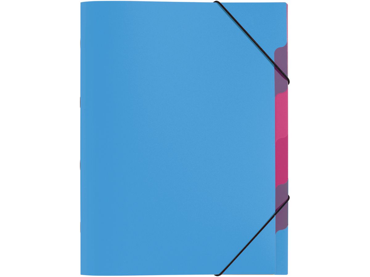 PAGNA Dossier de coll. A4 41803-13 bleu clair 5 compart. (4009212041784)
