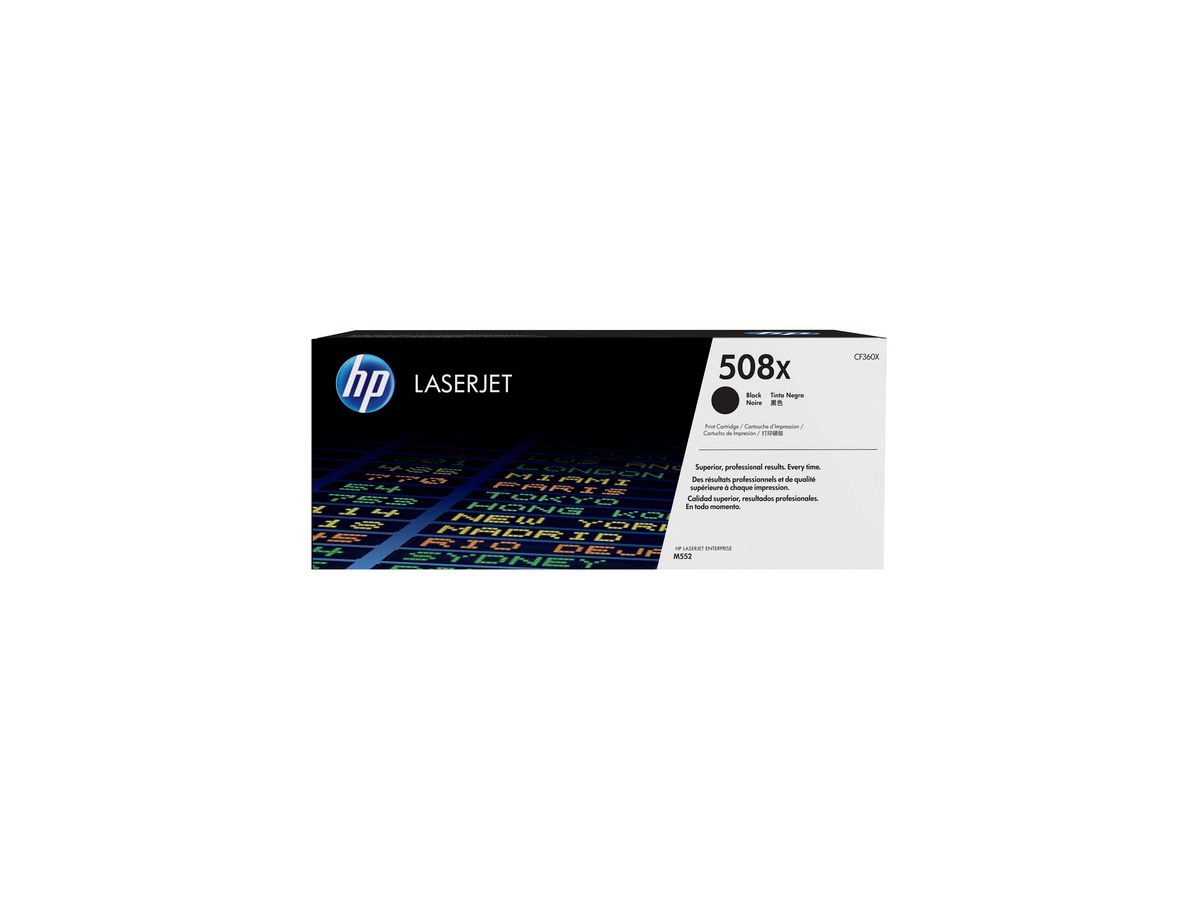 HP Modulo di toner 508X nero CF360X CLJ Enterprise M552 12'500 p. (0888793237601)
