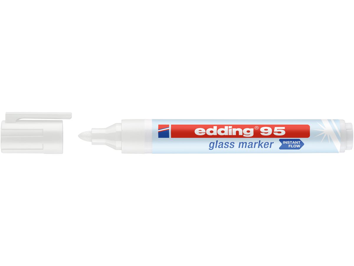 EDDING Glasmarker 95 95-049 weiss (4057305039972)