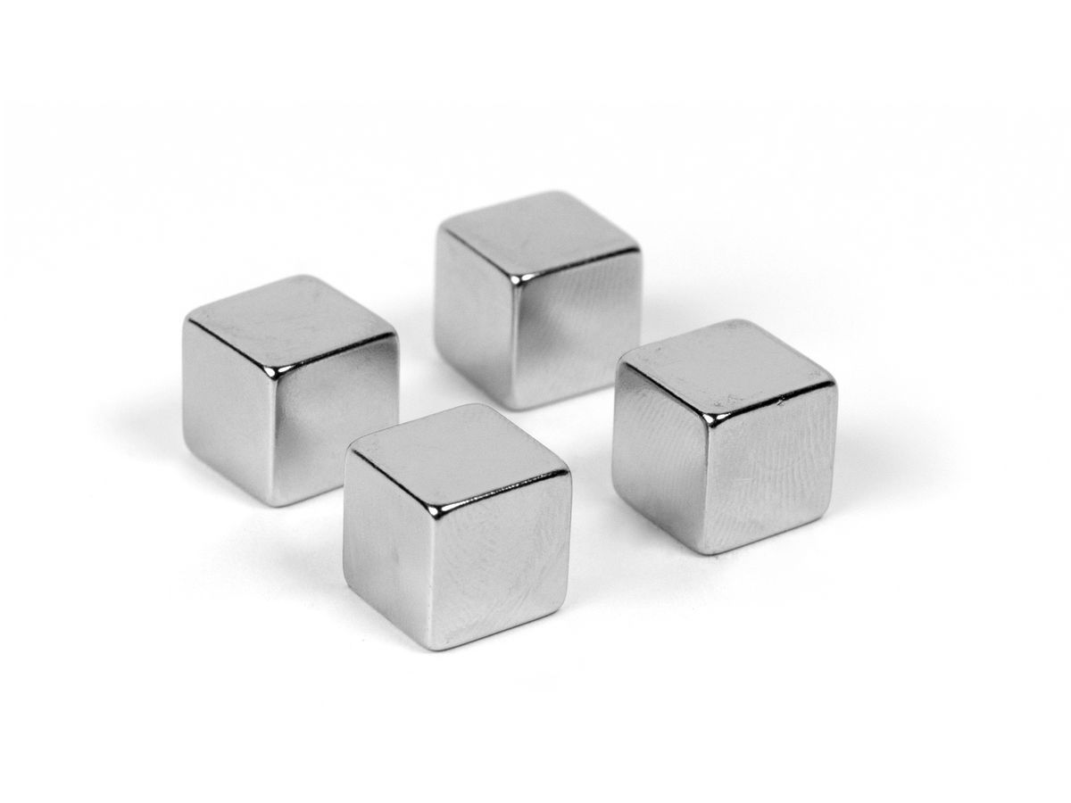 TRENDFORM Magic Magnets CUBE MM2010 4er Set silber (7640111231417)