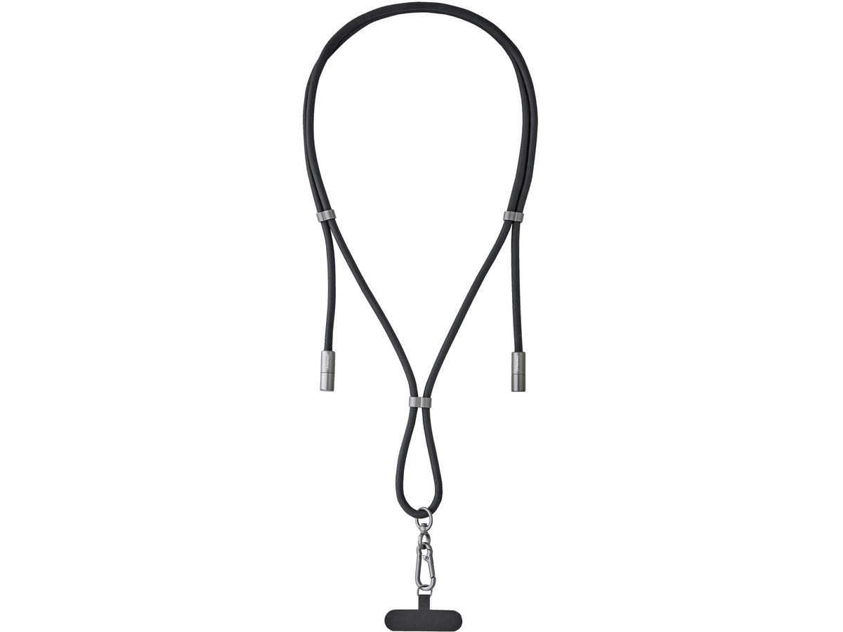 INTENSO Phone Lanyard Charg.Data Cable 7991000 2x USB-C, up to 1.65m black (4034303037070)