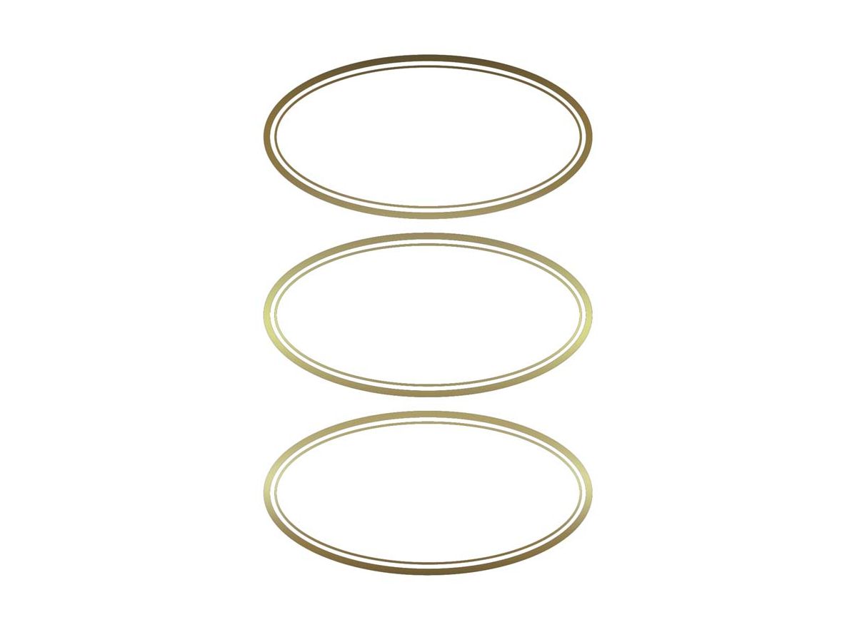 Z-DESIGN Etichette casa 59419 oro 2 pezzi (4004182594193)