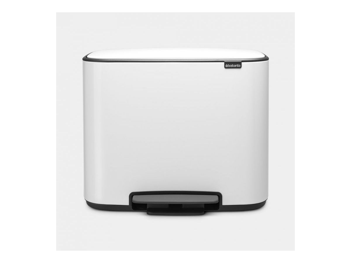 BRABANTIA Treteimer BO 121005 3x11 L weiss (8710755121005)