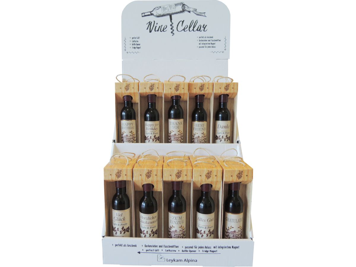 ROOST Korkenzieher 9999 30 Stück im Display (7612265130113)