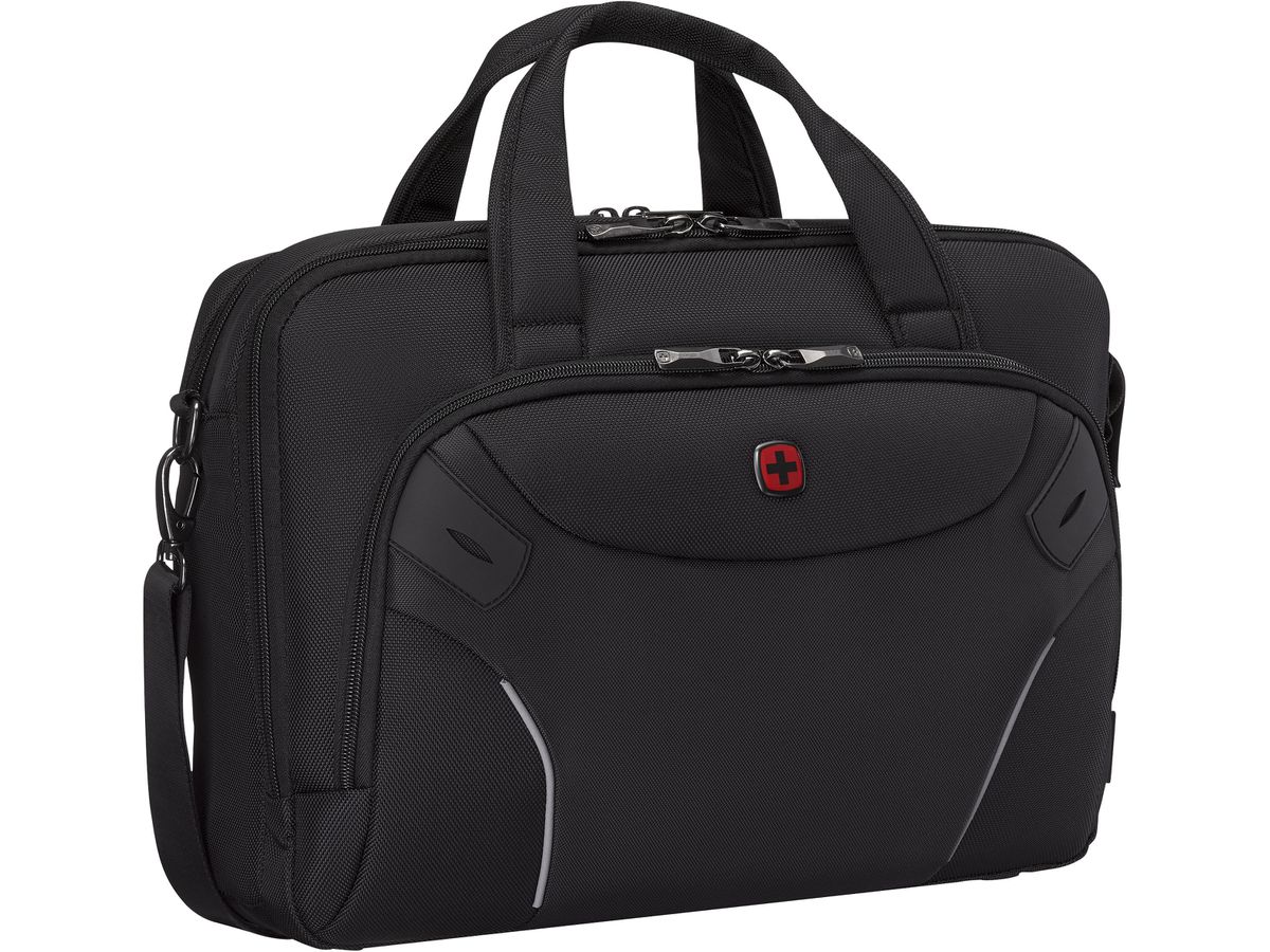 WENGER Laptop Briefcase 14 - 16inch 653497 Cosmic Brief Black (7611160287878)