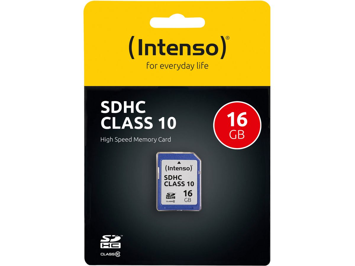 INTENSO SDHC Card Class 10 16GB 3411470 (4034303016075)