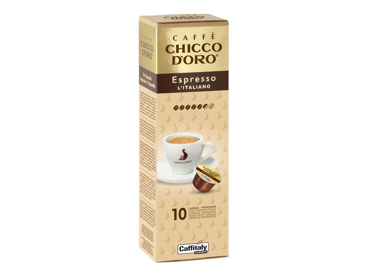 CHICCO D'ORO Caffè Caffitaly 802017 Espresso Italiano 10 pezzi (7610899802017)