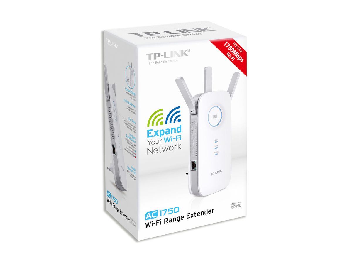 TP-LINK Dual Band WLAN Repeater RE450 AC1750 (6935364092382)