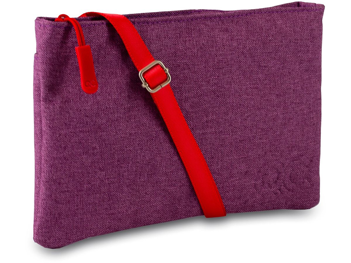 ROOST Handtasche 16x24x1mm 497628 elegant violet/vivid red (5410574497628)