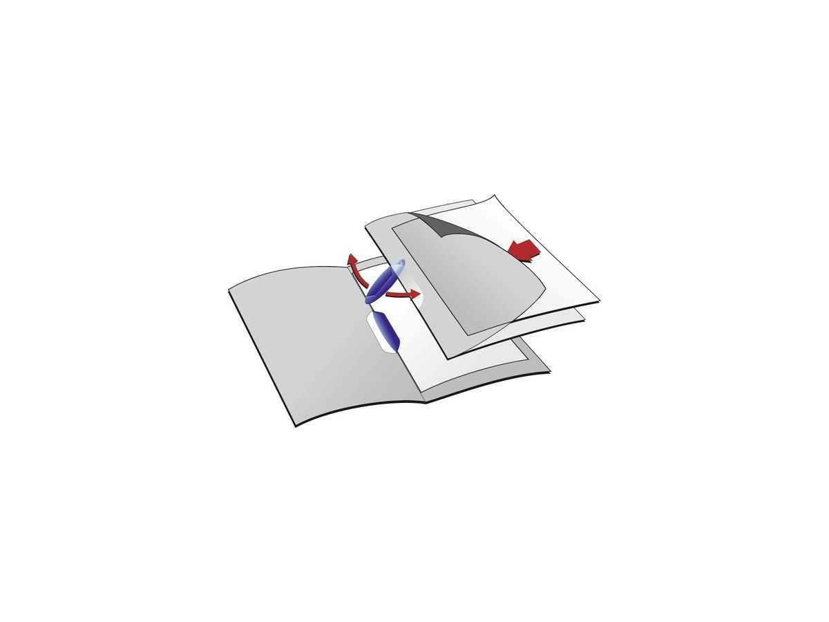 DURABLE Klemmhefter SWINGCLIP 226004 für 30 Blatt A4 gelb (4005546205229)