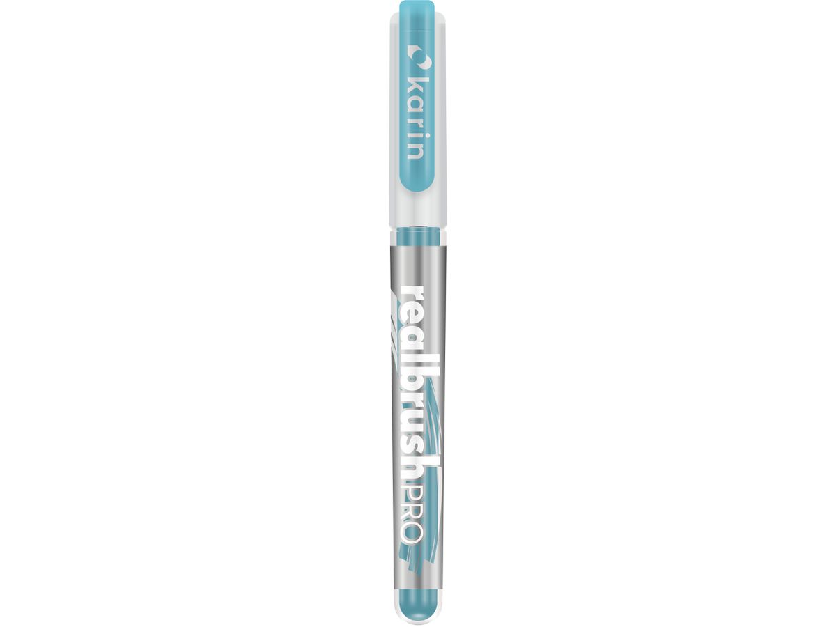 KARIN Real Brush Pen Pro 0.4mm 31Z204 cool aqua (5904446030704)