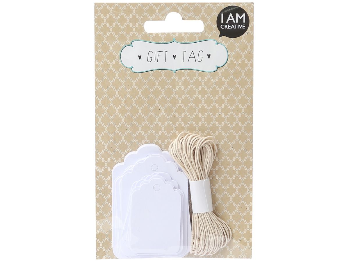 I AM CREATIVE Geschenkanhänger 4088.56 BOHO Tag Set II, 30 Stück (7611983170920)