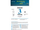 HEYNE Mondkalender f.jeden Tag 2026 9783453239555 1T/1S DE 13x18.5cm (9783453239555)