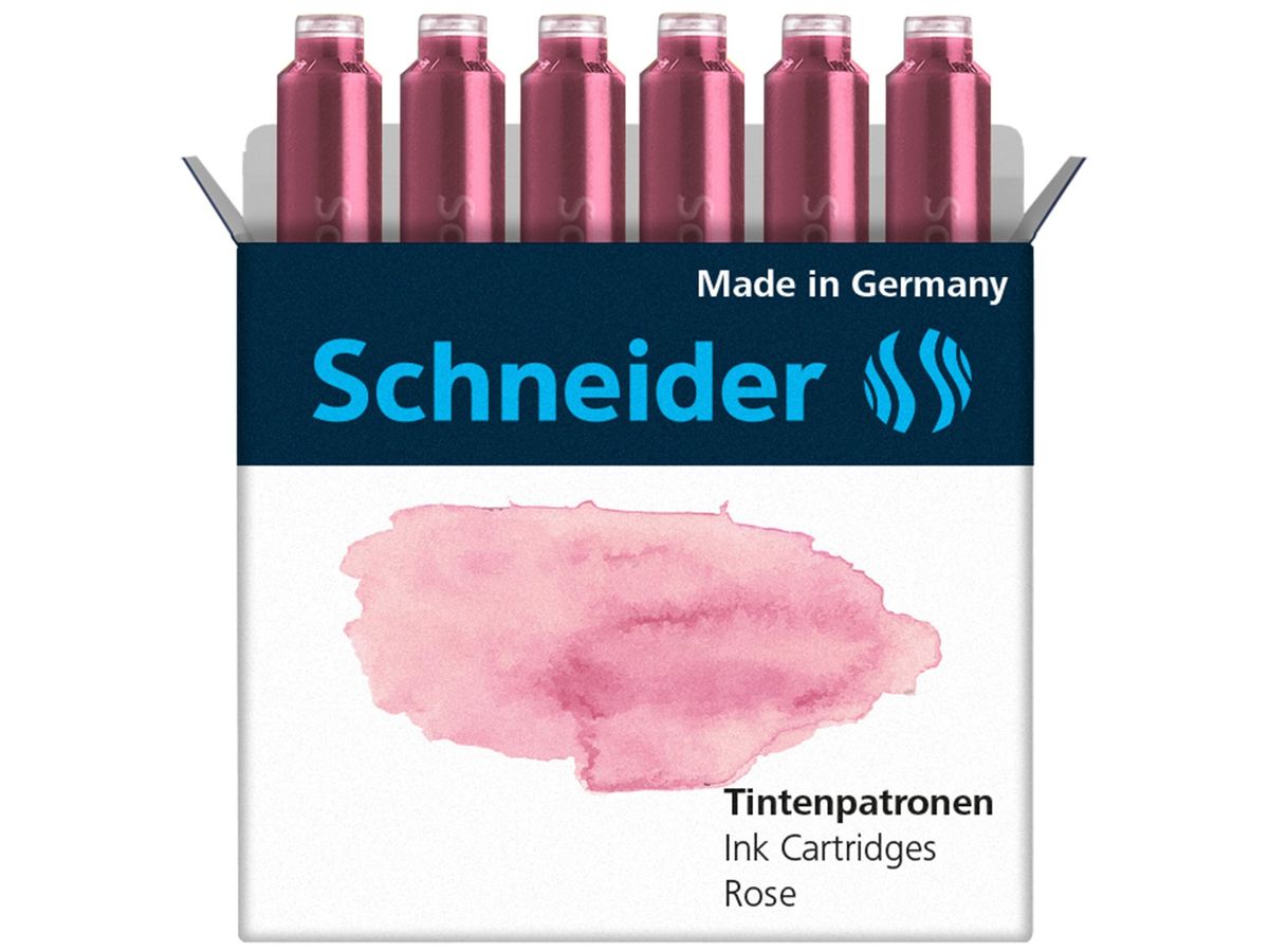 SCHNEIDER Tintenpatronen 166129 rose 6 Stk. (4004675147509)