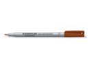 STAEDTLER Lumocolor non-perm. F 316-7 braun (4007817332108)