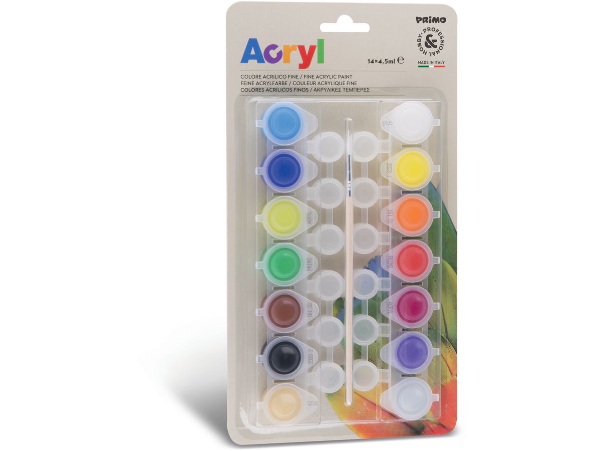 PRIMO Acrylfarbe 14x4.5ml 161TA14BL (8006919001611)