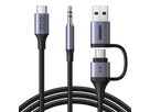 UGREEN Audio Adapter 2-in-1 45009 2xUSB-C, USB-A, 3.5mm (6941876240098)