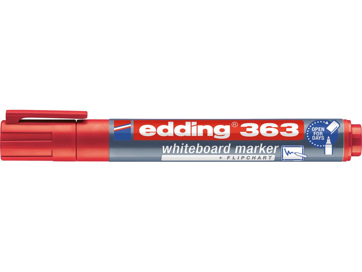 EDDING Whiteboard Marker 363 1-5mm 363-002 rosso (4004764000319)