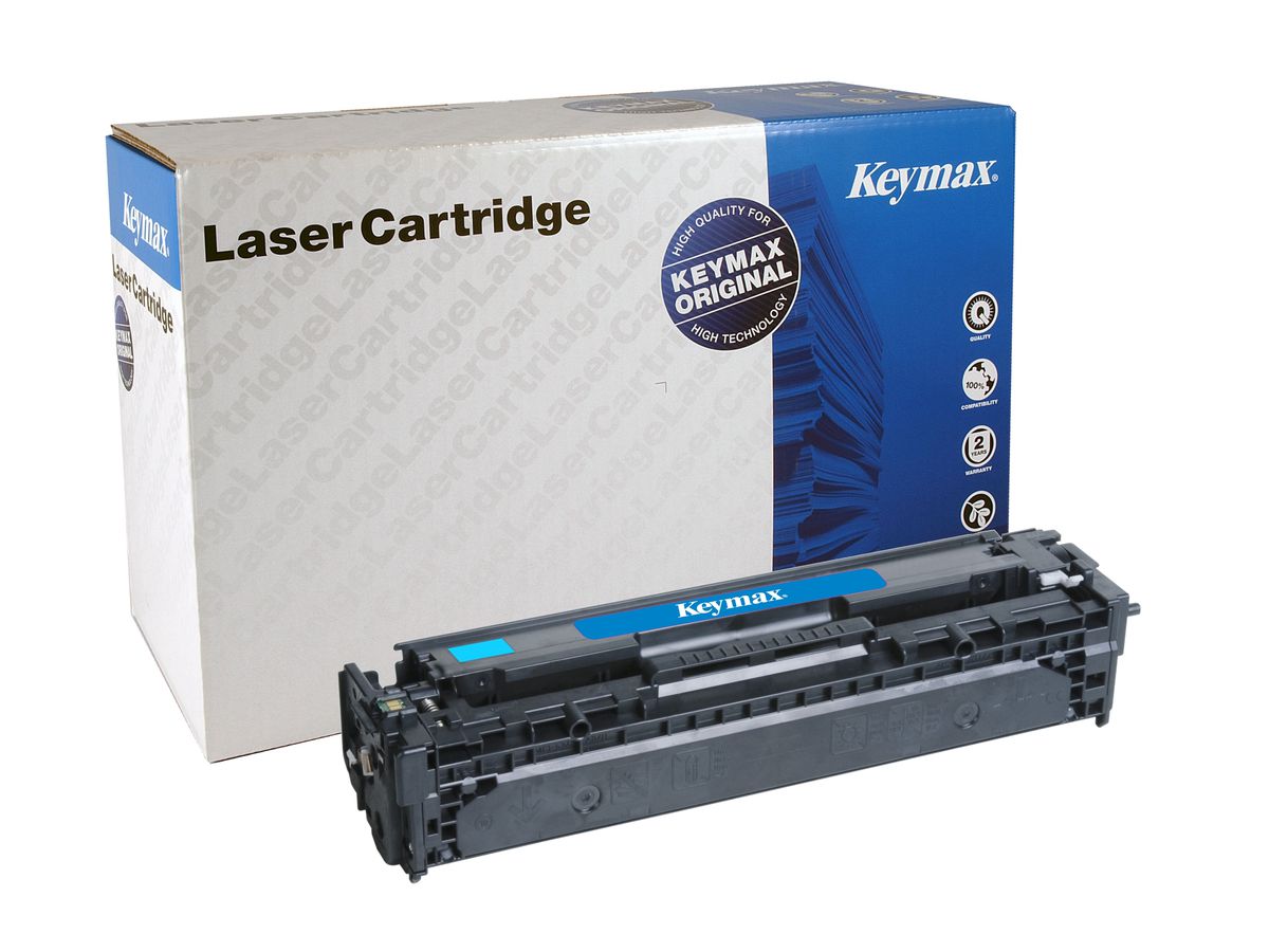 KEYMAX RMC-Toner-Modul cyan CB541AKEY zu HP CLJ CP1210 1400 Seiten (4016807083562)