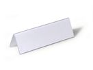 DURABLE Tischnamensschild Dachform 805219 transp., 61/122x210mm 25 Stk. (4005546810522)