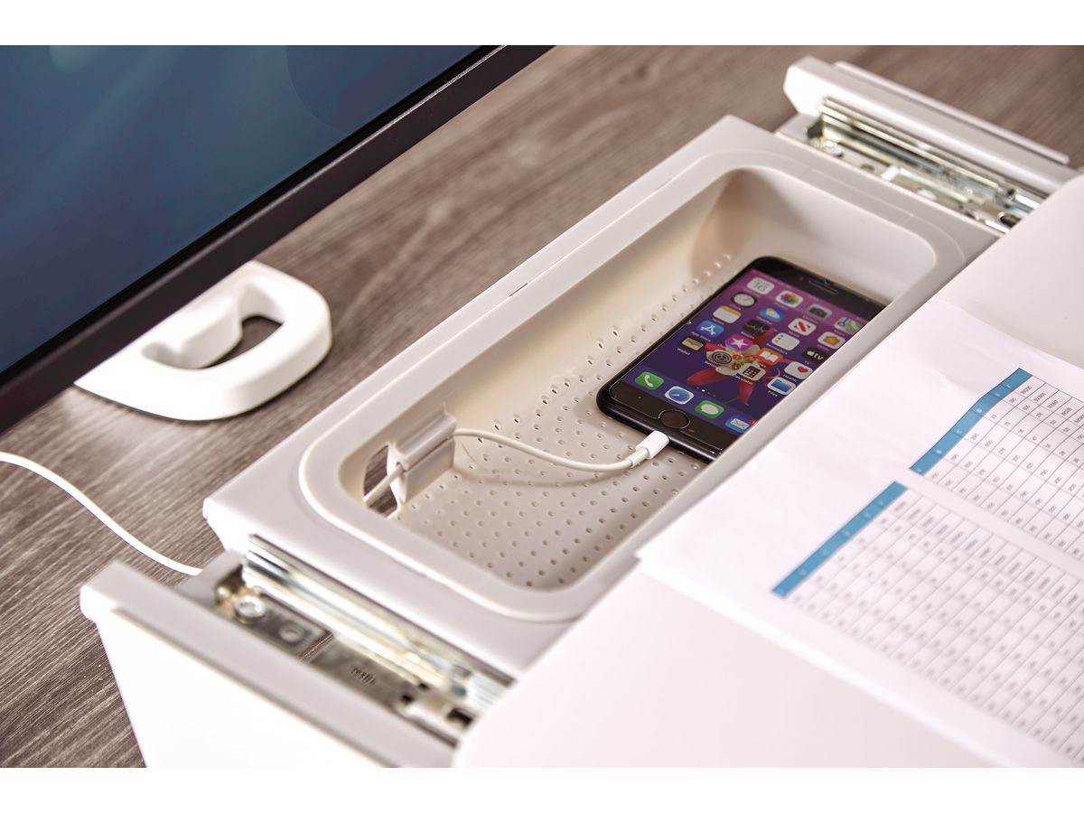 FELLOWES Dokumentenhalter Hana 8065801 weiss (0043859749812)