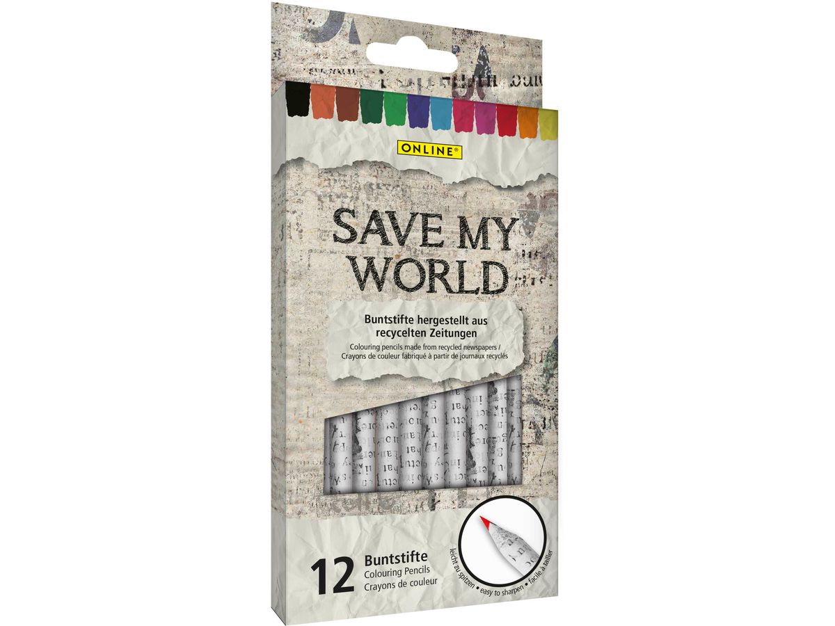 ONLINE Matite color. Save my World 7920 12 pcs. (4014421079206)