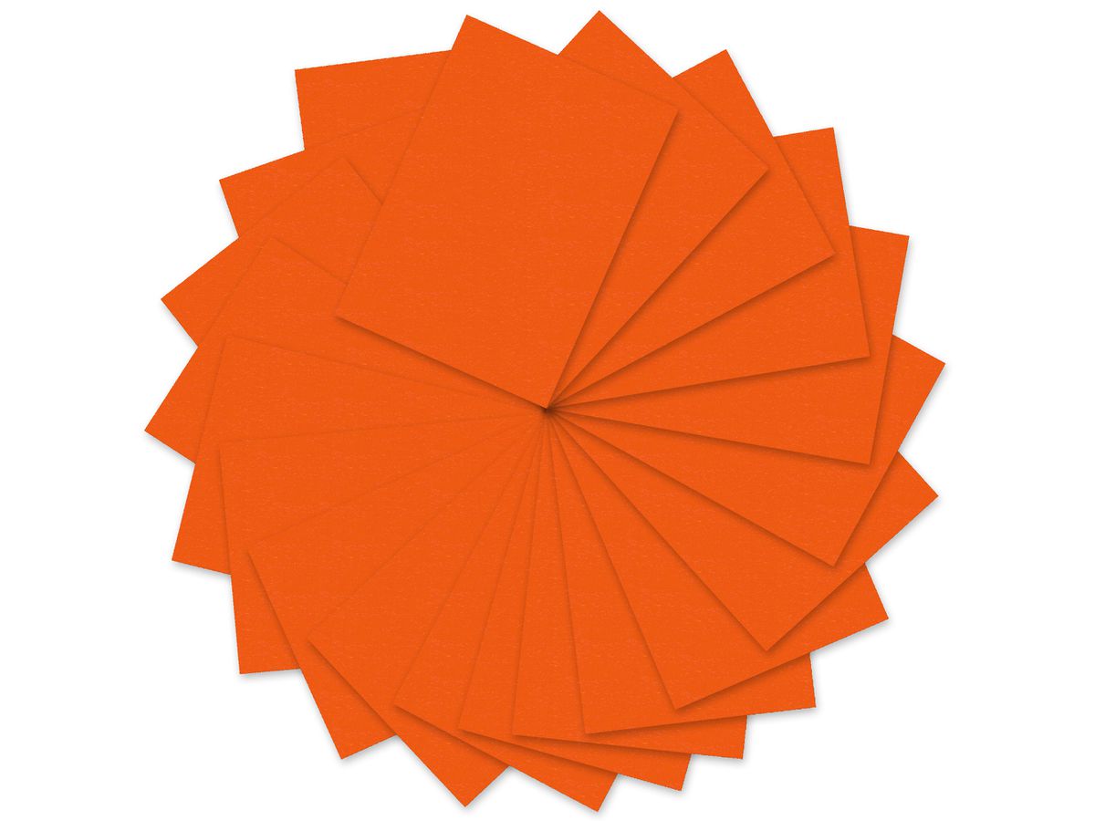 URSUS Papier à dessin couleur A3 2174041 130g, orange 100 feuilles (7612532005694)