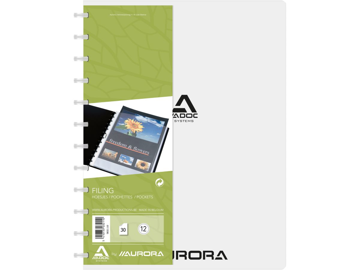 ADOC Sichtbuch Standard A4 5832.110 transparent 30 Taschen (5410733032110)