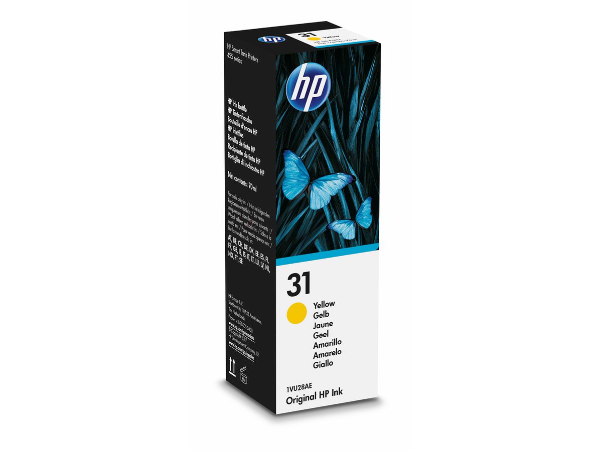 HP Bout. d'encre 31 yellow 1VU28AE SmartTank 555/655 8000 p. (0191628349500)