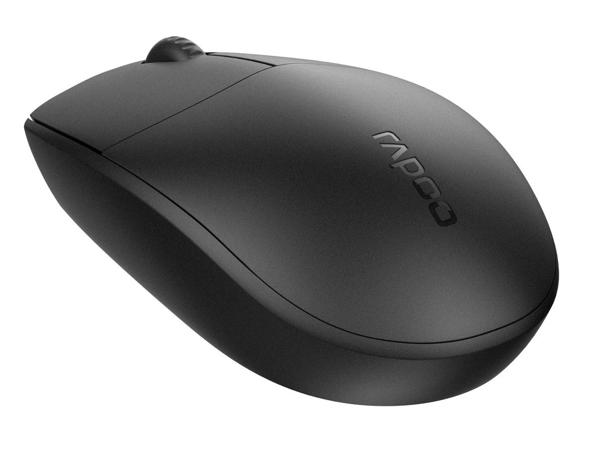 RAPOO N100 wired Optical Mouse 18050 Black (6940056180506)