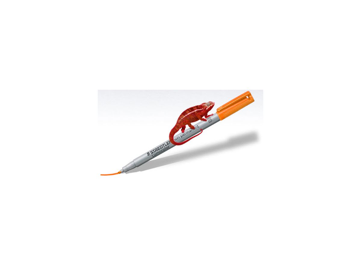 STAEDTLER Lumocolor non-perm. B 312-4 orange (4007817331545)