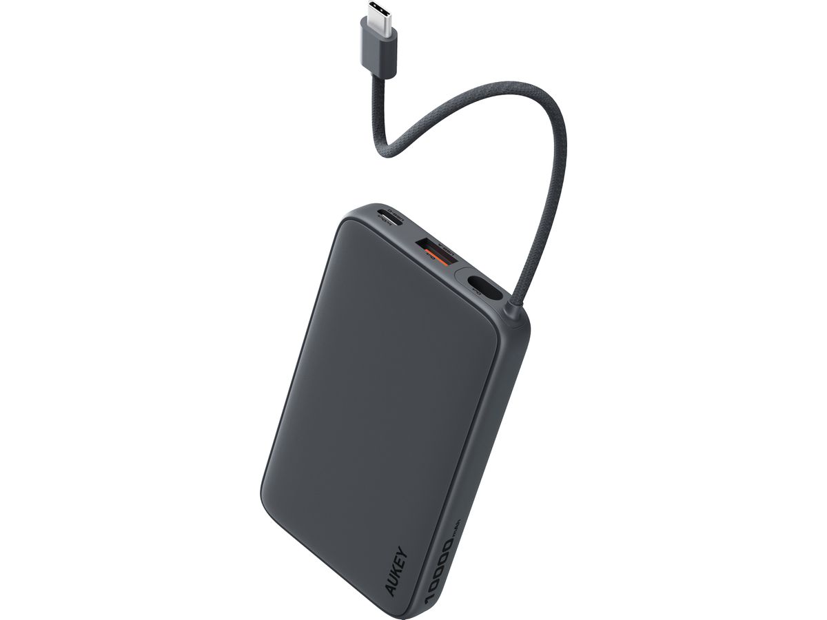 AUKEY Spark Sling 10000mAh PB PB-Y53P GR 20W PD, Bild-in-USB-C Cal.Gr (0689323789313)