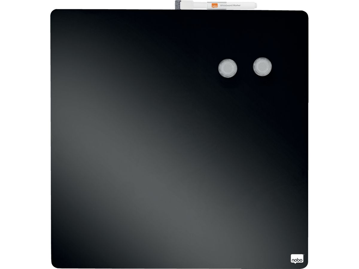 NOBO Quartet magnethaftend 1903774 360x360mm schwarz (5028252346757)