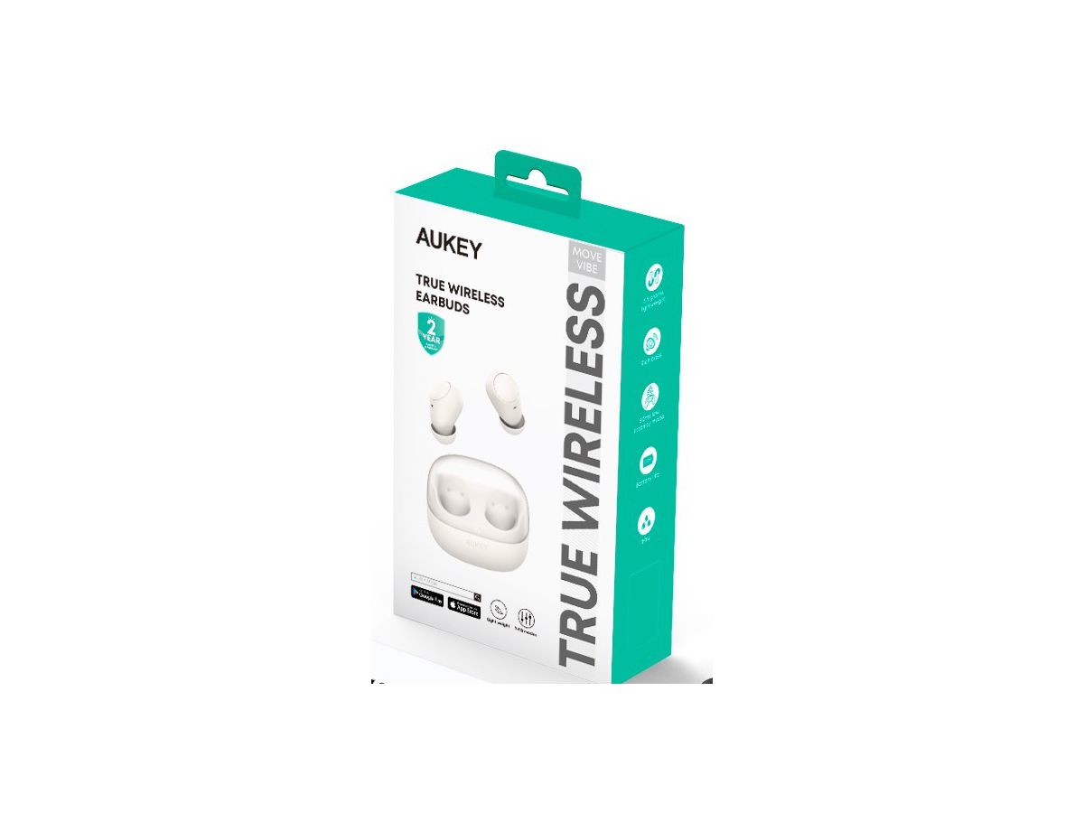 AUKEY Move Vibe Series EP-M3A WH TWS, White (0689323788026)